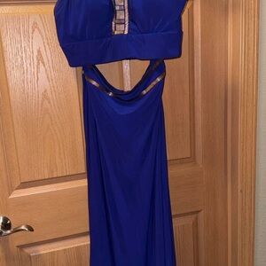 Elegant Royal Blue Women's 2 Piece Prom/Evening Dress